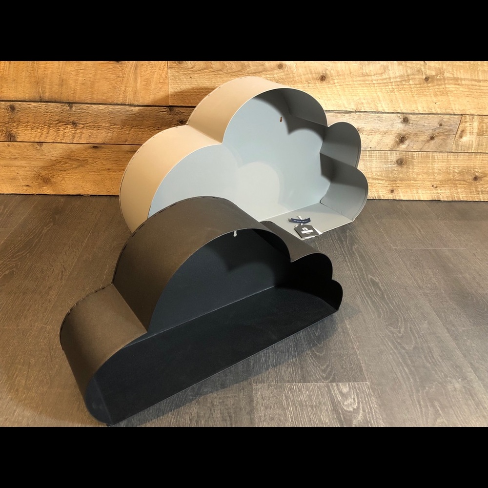 Duo wall decorative metal shelf
